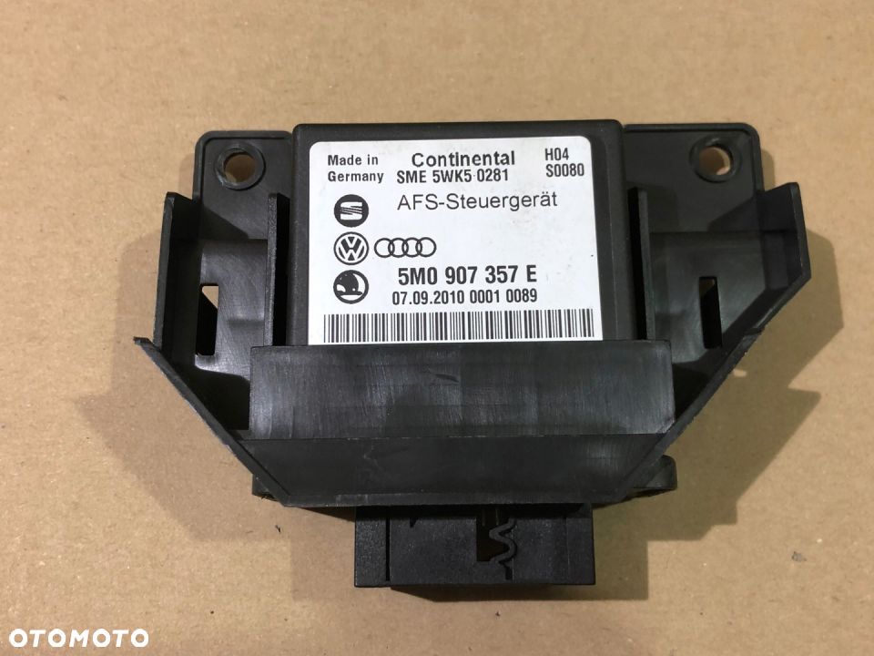 5M0907357E STEROWNIK ŚWIATEŁ AFS VW AUDI SEAT SKOD - 1