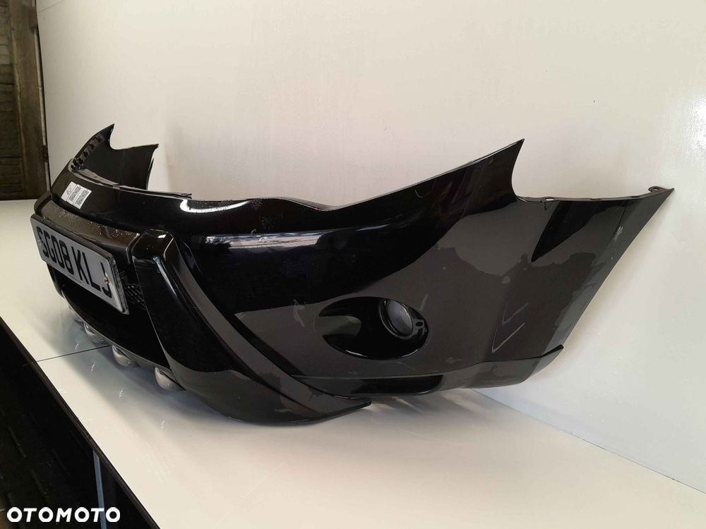 } ZDERZAK PRZÓD PRZEDNI MITSUBISHI OUTLANDER 2 II X19 CZARNY HALOGENY - 2