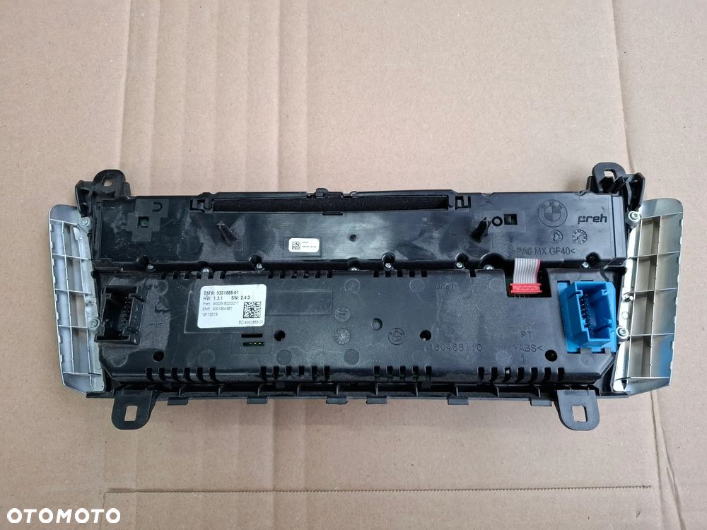 PANEL KLIMATYZACJI PRZEŁĄCZNIK BMW F10 F11 F07 5 GT 9331888 - 4