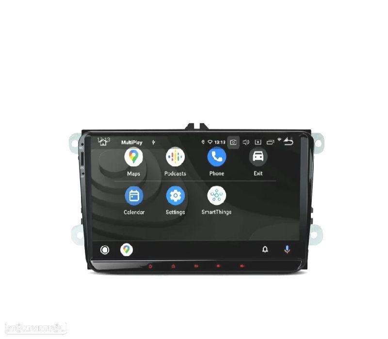 AUTO RÁDIO GPS ANDROID 13 VOLKSWAGEN VW PARA SEAT SKODA - 3