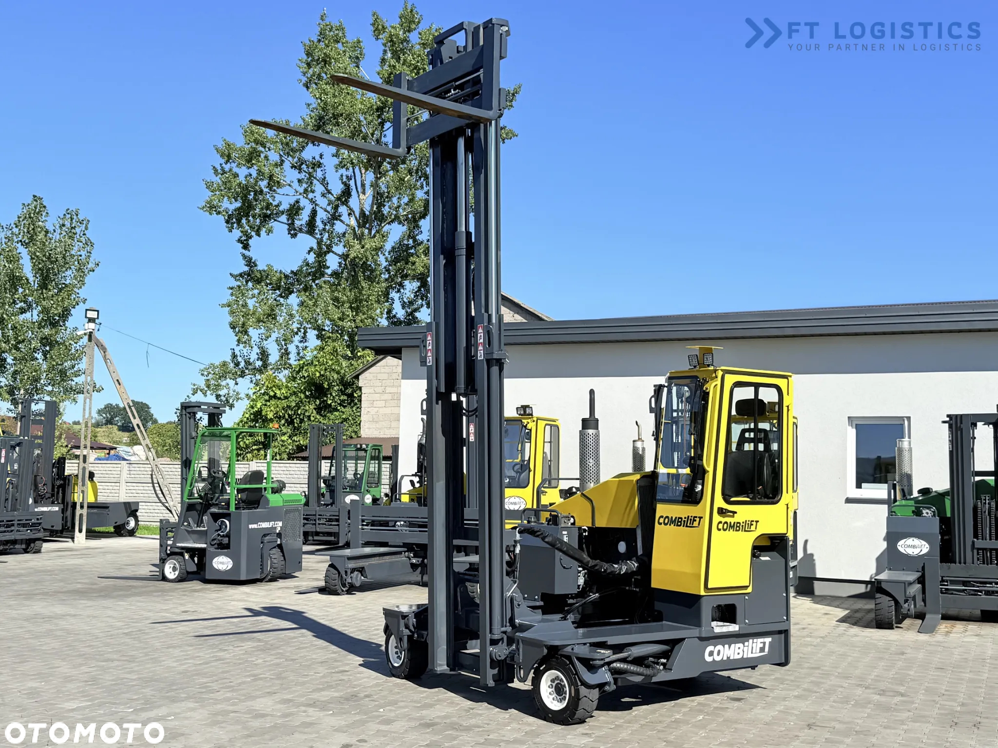 Combilift WÓZEK CZTEROKIERUNKOWY - WIELOKIERUNKOWY C4000 / DIESEL / DUPLEX 4100MM /JEDYNE 2888 MOTOGODZIN /  POZYCJONER WIDEŁ / PEŁNA KABINA - OGRZEWANIE / STAN IDEALNY / Szeroka oferta wózków czterokierunkowych i bocznych, dopasowanych do różnorodnych potrzeb i zastosowań - 32