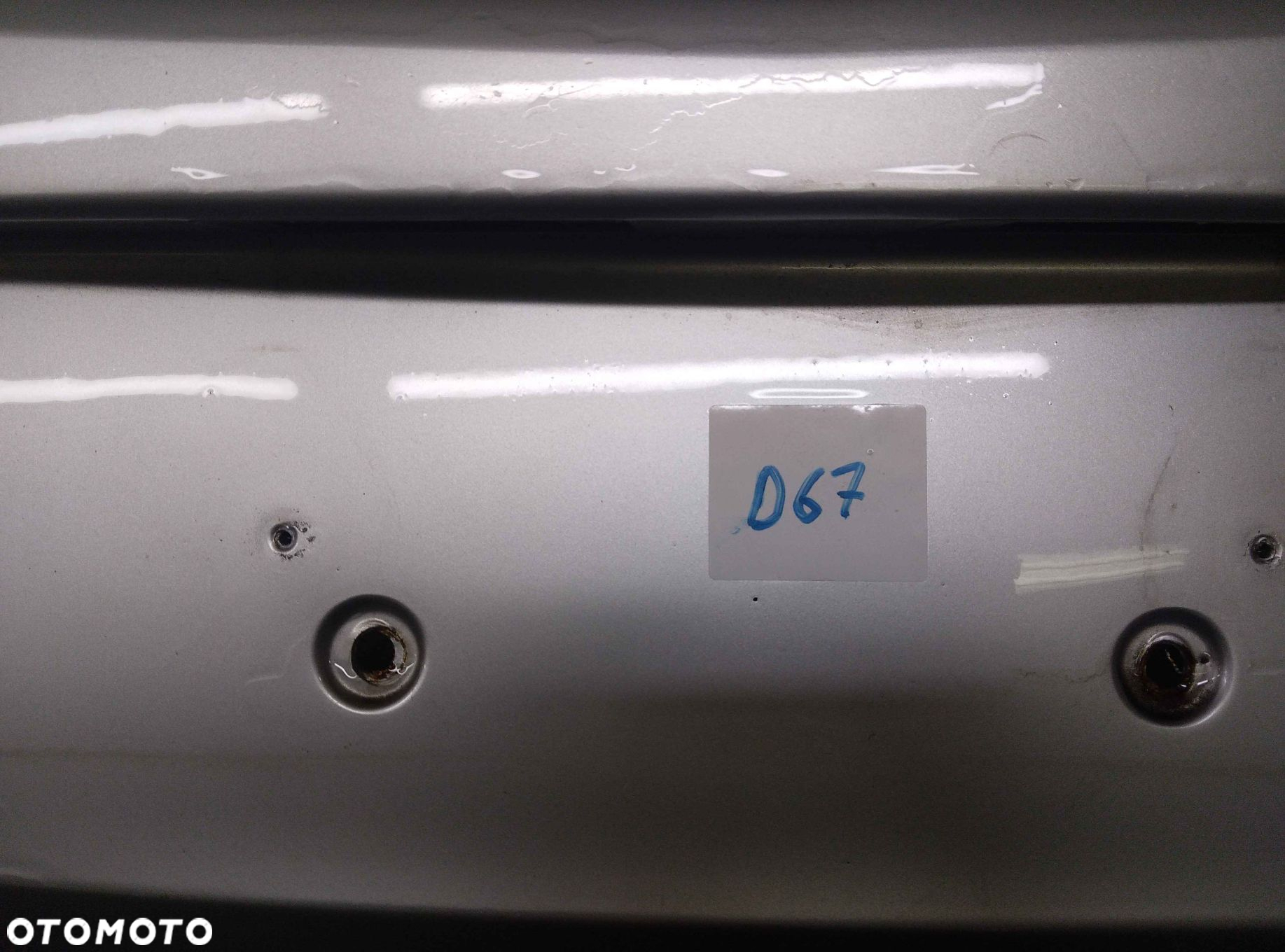 ^ ZDERZAK TYŁ TYLNY OPEL CORSA D Z157 SREBRNY PDC CZUJNIKI - 3