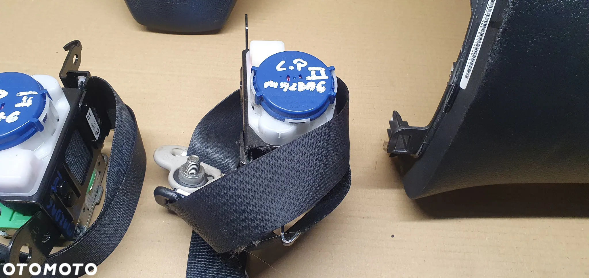 Zaślepka konsoli poduszki pasy AIRBAG zestaw naprawczy Mazda 6 II - 4
