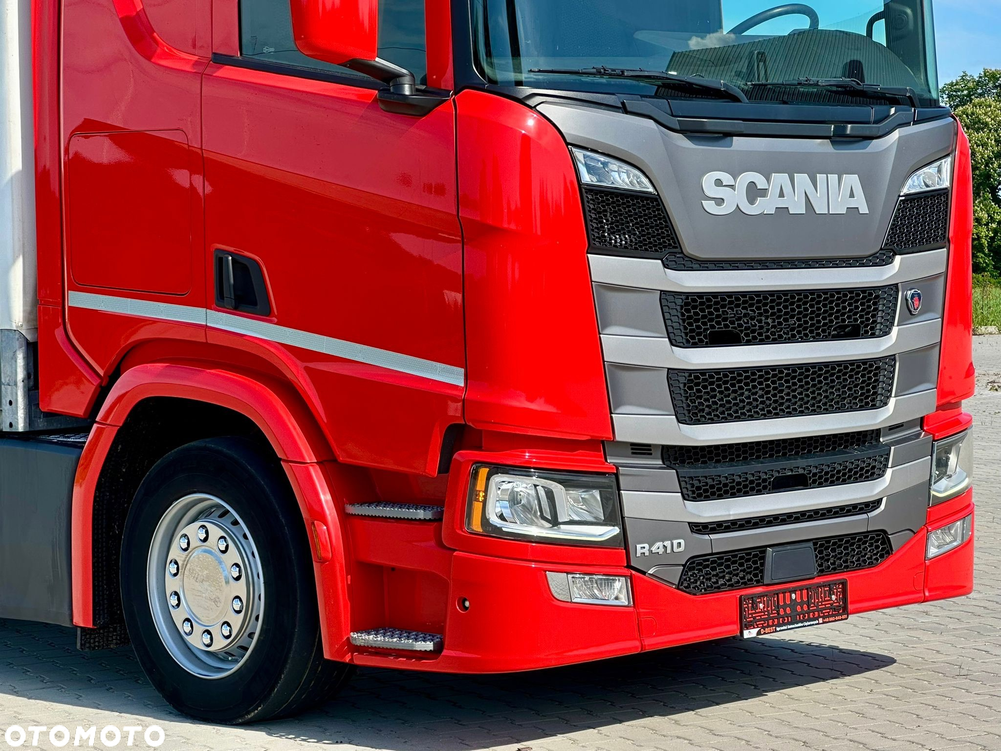 Scania R410 / FIRANKA / 21 EUROPALET / 8.5 M DŁUGOŚCI / 6x2 / PODWIESZANA I SKRĘTNA OŚ / AUTOMAT / SYPIALKA / 12.2020 ROK - 10