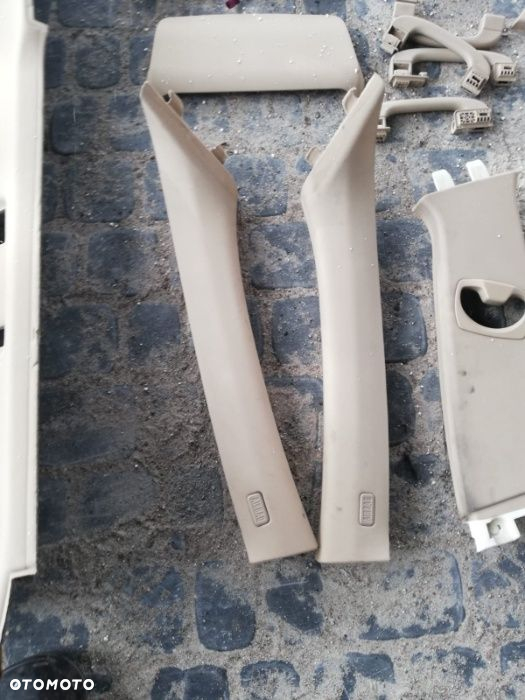 Sufit słupki listwy półka BMW E90, banan beż kremowe - 7