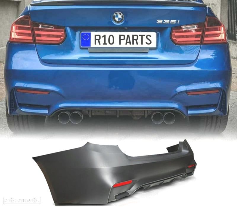 PARA-CHOQUES TRASEIRO BMW F30 LOOK M3 - 1