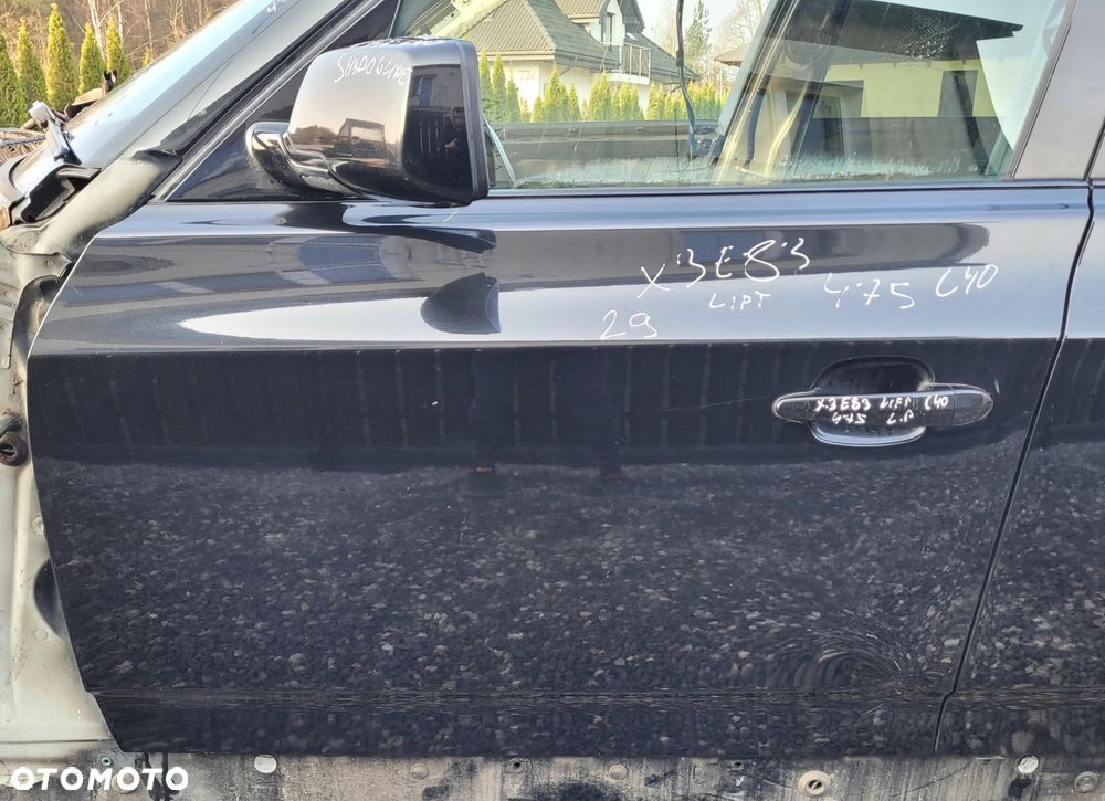 DRZWI LEWY PRZÓD BMW X3 E83 LIFT 475 BLACK SAPPHIRE - 1