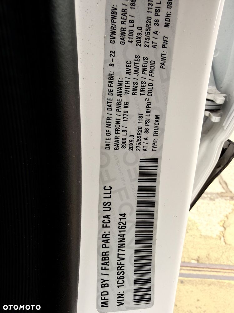 RAM 1500 5.7 Crew Cab Longbed Laramie Sport - 36