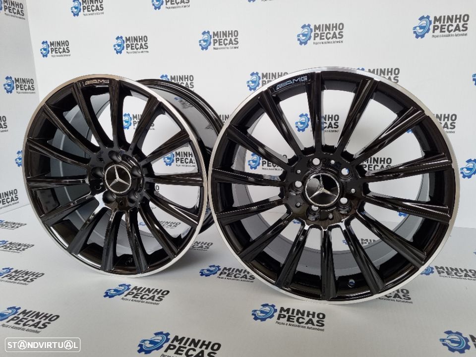 Jantes Mercedes (C63) AMG Turbine em 19 Gloss Black - 3