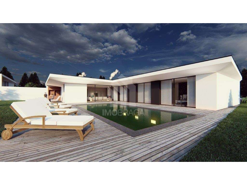 Moradia Individual T4 Térrea Nova, em Tebosa, Braga - Grande imagem: 5/34