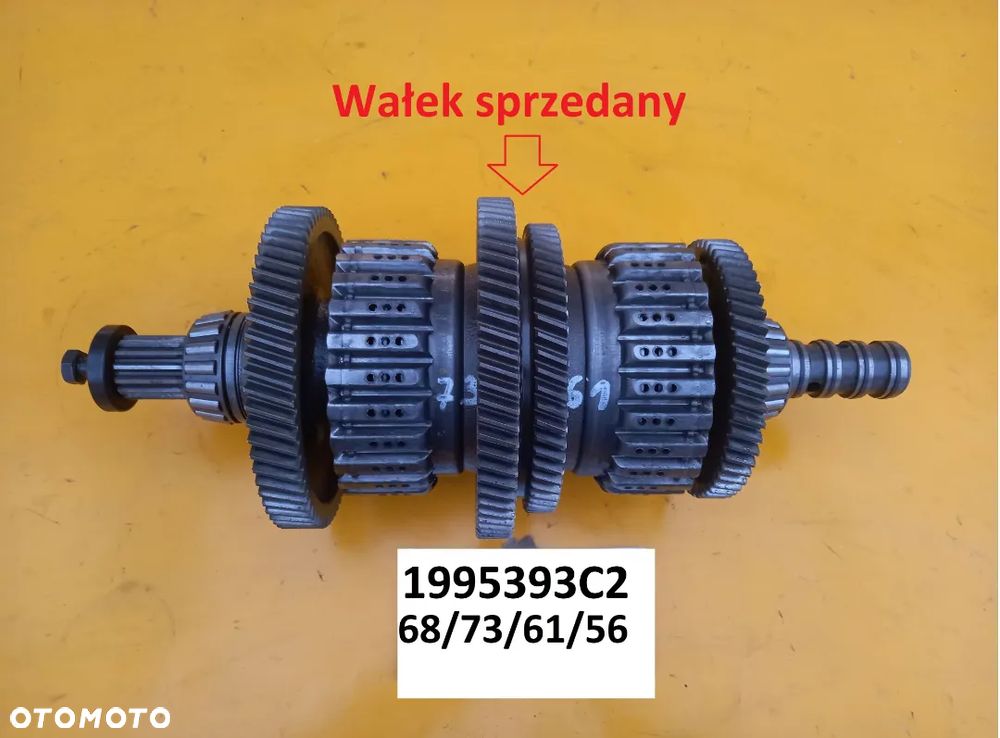 Kosz skrzyni wałek tryb piasta 68/73/61/56 Case MX100C - 1