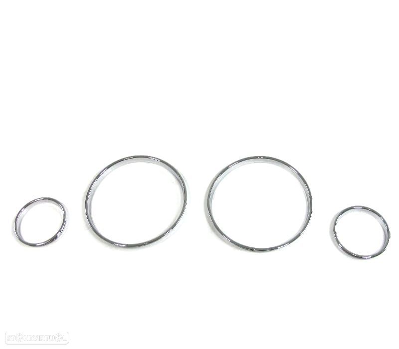AROS PAINEL BMW X5 E53 99-07 E39 95-03 E38 99-07 CROMADO - 2