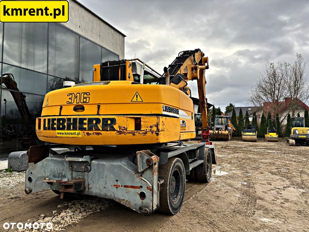 Liebherr A 316 KOPARKA KOŁOWA PRZEŁADUNKOWA DO ZŁOMU I DREWNA 2005R. |900 904 FUCHS 320 340 CAT 314 315 - 32