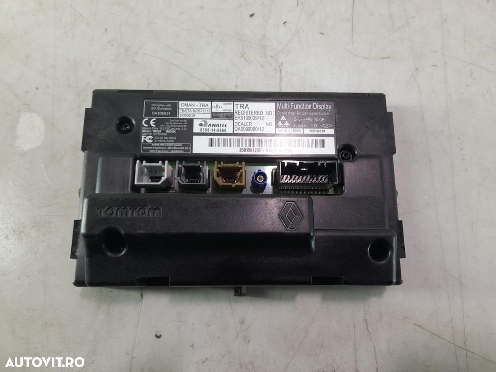 Display navigatie 259150423R Renault Zoe 1 [2012 - 2020] 5AQ601 - 2