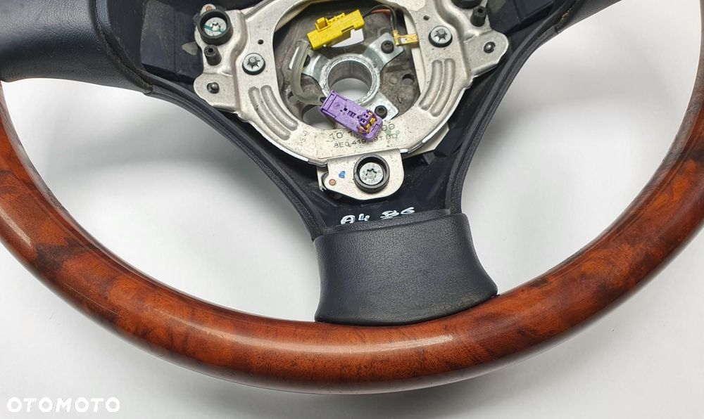 KIEROWNICA DEKOR DREWNO AUDI A4 B6 8N0124B - 2