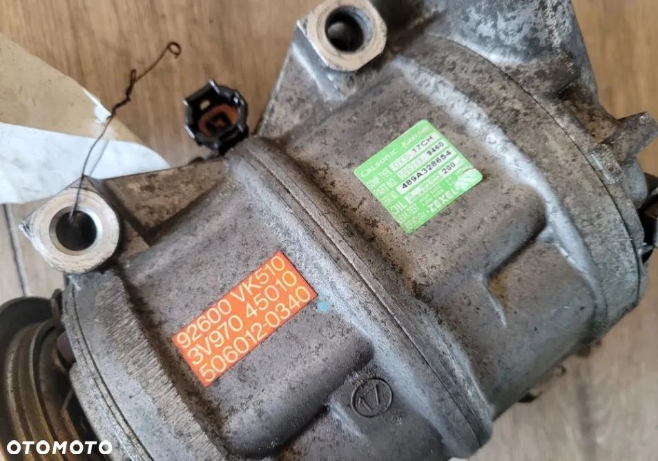Sprężarka kompresor klimatyzacji Nissan Navara NP300 D22 2,5 DCI 92600VK510 - 3