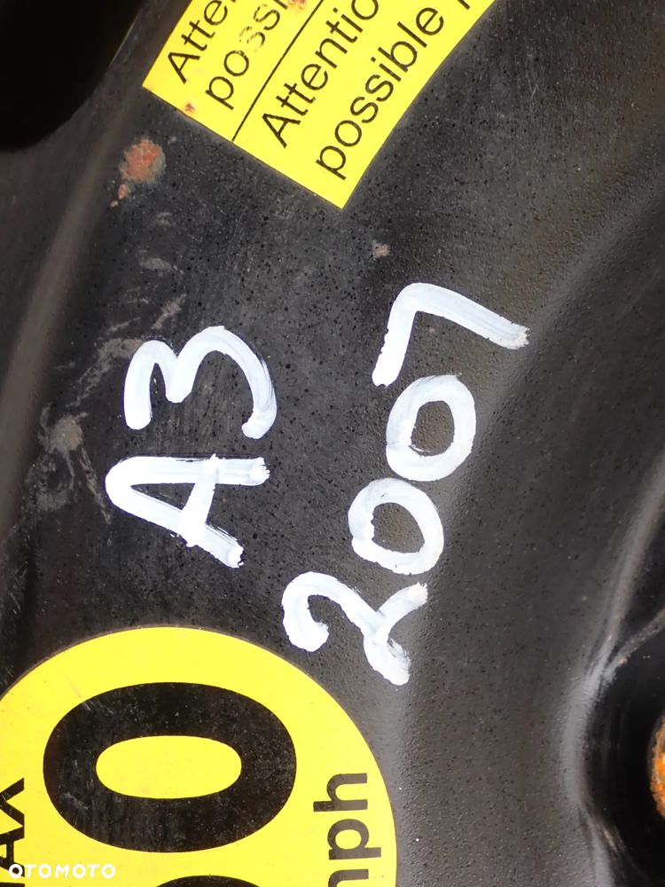 KOŁO ZAPASOWE DOJAZDOWE AUDI A3  ET  25,5  3,5JX16   125/70/16 - 7
