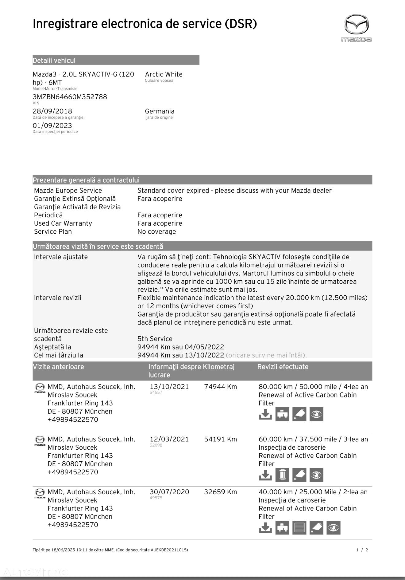 Mazda 3 SKYACTIV-G 120 Exclusive-Line - 31