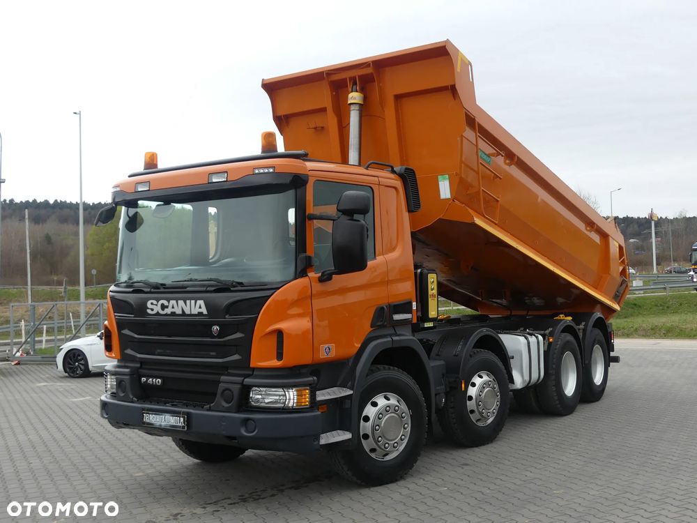 Scania P410 8x4 / WYWROTKA / ALUFELGI / MANUAL / EURO 6 / - 1
