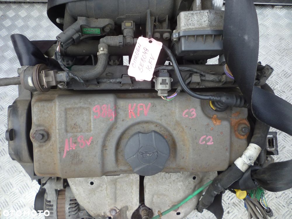SILNIK CITROEN PEUGEOT 1.4 8V KFV 98 TYS - 2