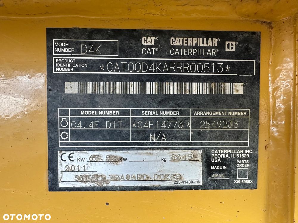 Caterpillar CAT D4 K LGP 9100 Mth - 20