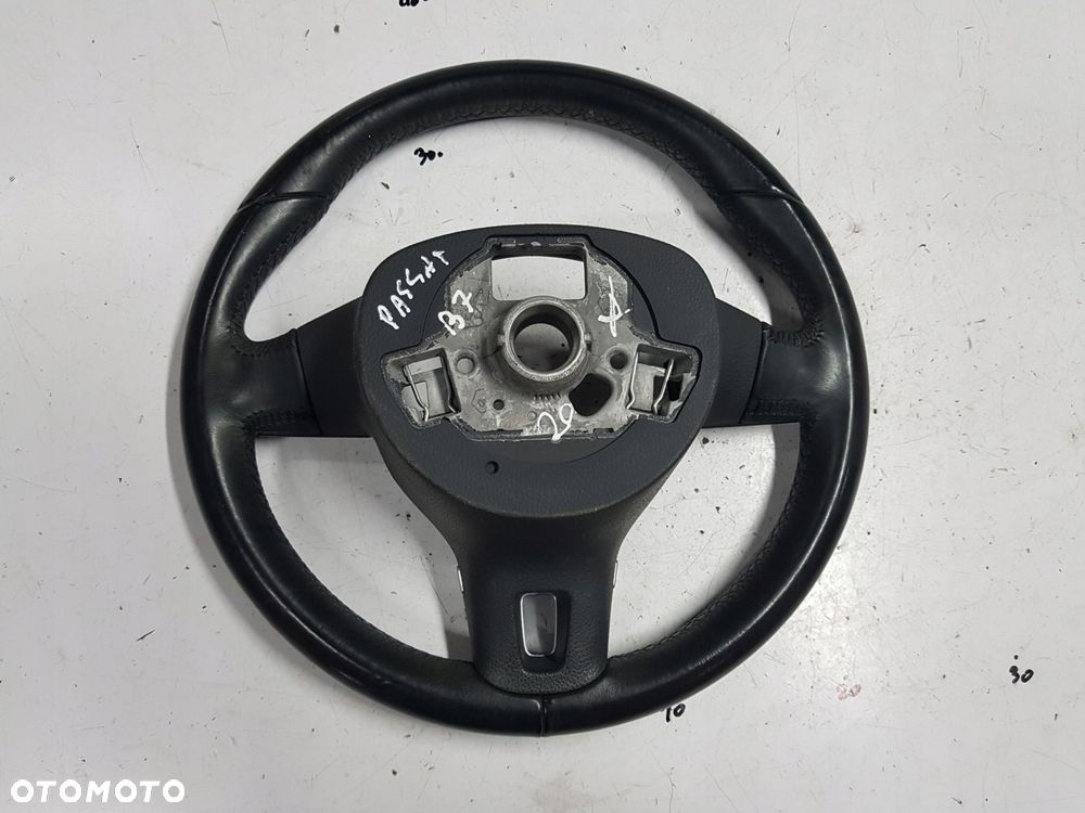 VW PASSAT B7 10-14r PASSAT CC GOLF VI KIEROWNICA SKÓRZANA 3C8419091BE - 8