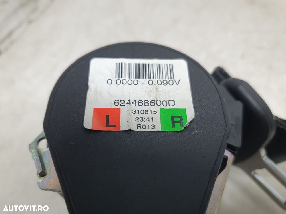 Centura spate 624468600d Skoda Rapid 1 [2012 - 2017] 1.6 CXMA - 2