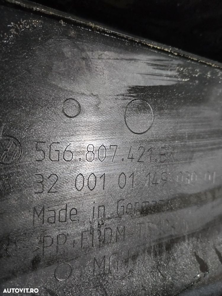 Bara spate VW Golf 7, 2017, 2018, 2019, 2020, cod origine OE 5G6807421BK. - 17