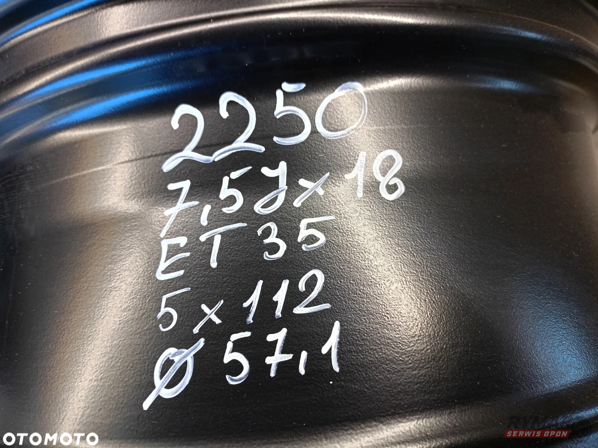 ŚLĄSK ALUFELGI 7.5X18" 5x112 ET35 ORYGINAŁ VW SEAT SKODA AUDI KOMPLET - 7