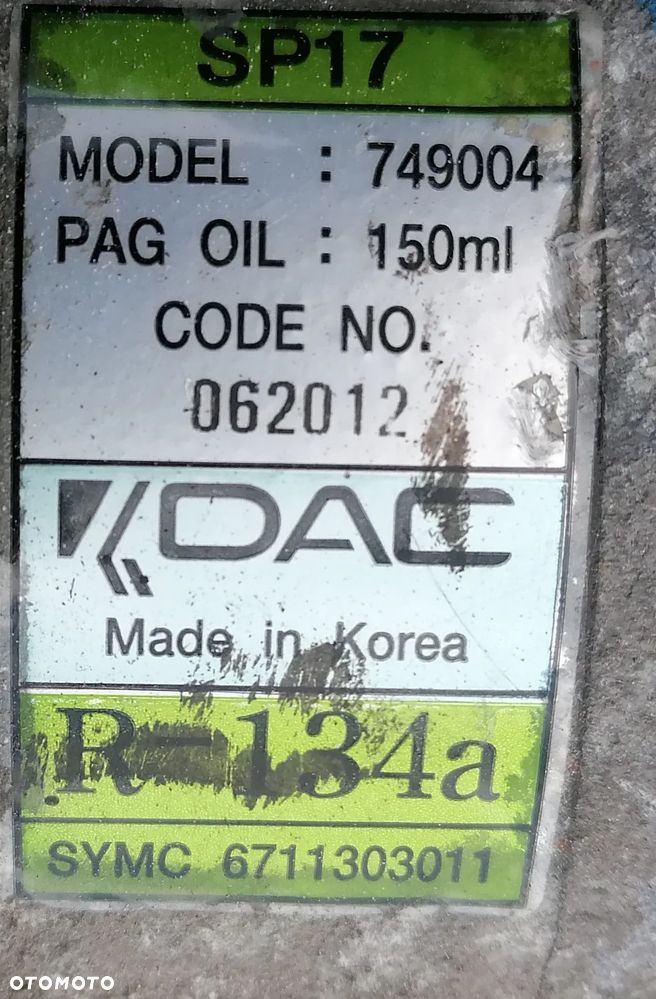 SSANGYONG KORANDO III 12r 2.0 E-XDI SPRĘŻARKA KLIMATYZACJI 6711303011 - 2