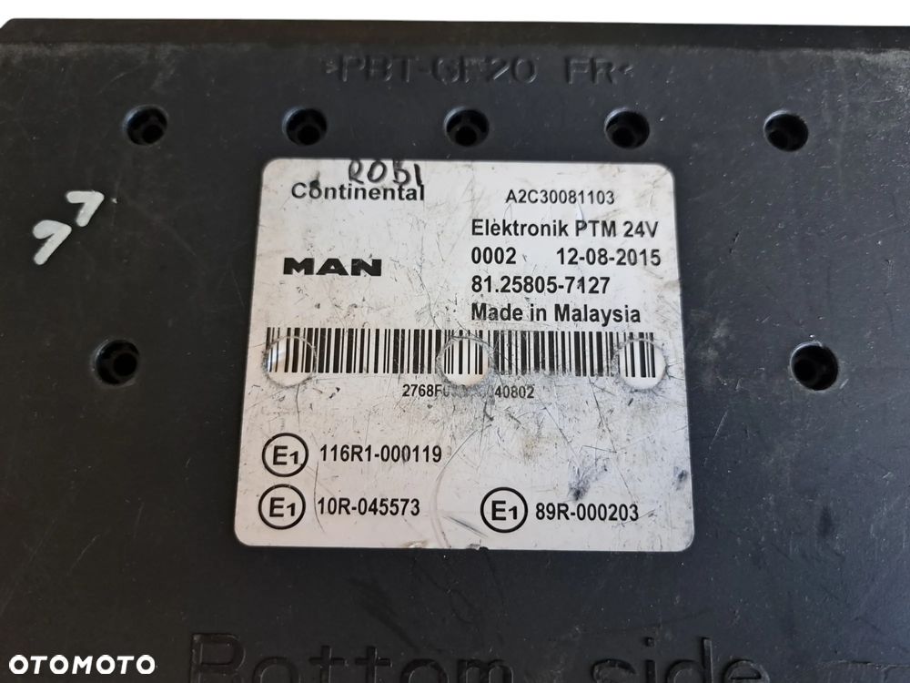 STEROWNIK MODUŁ PTM MAN TGX TGS 81258057127 - 2