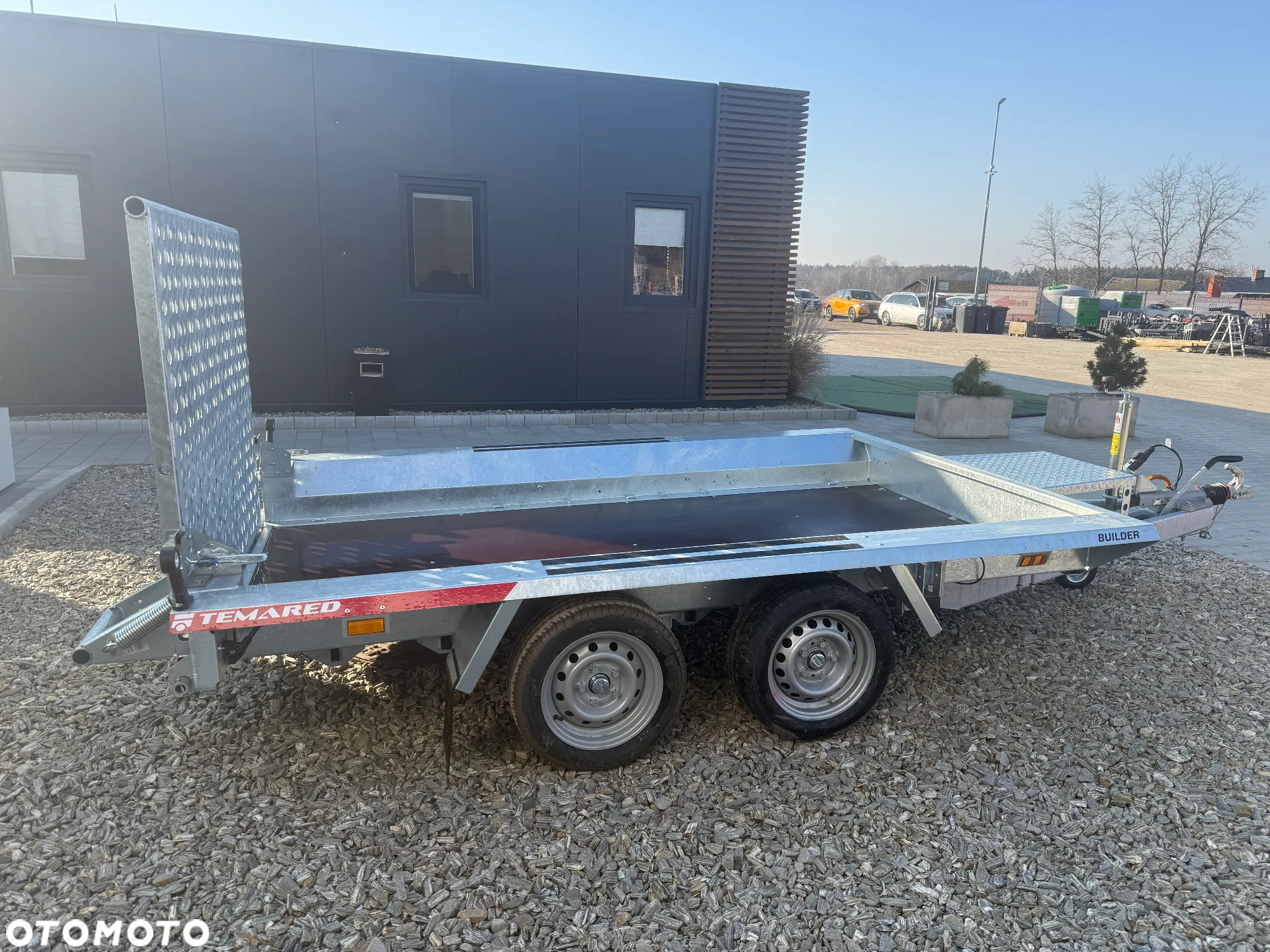 Przyczepa Laweta pod mini-koparkę Temared Builder 3015/2 - 2,98x1,53m - 4