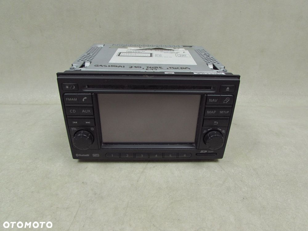 NISSAN NOTE E11 QASHQAI J10 RADIO RADIOODTWARZACZ AUX CD NAVI NAWIGACJA 7612830021 25915BH10A - 2