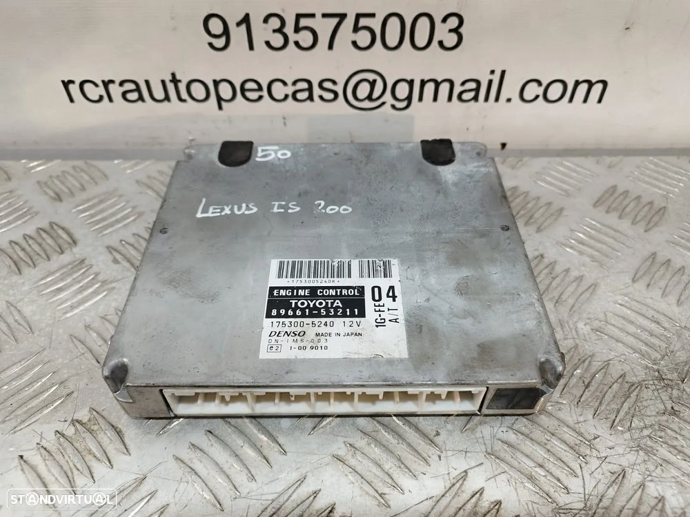 Centralina ECU motor denso Lexus IS 200 8966153210 1753004322 - 2