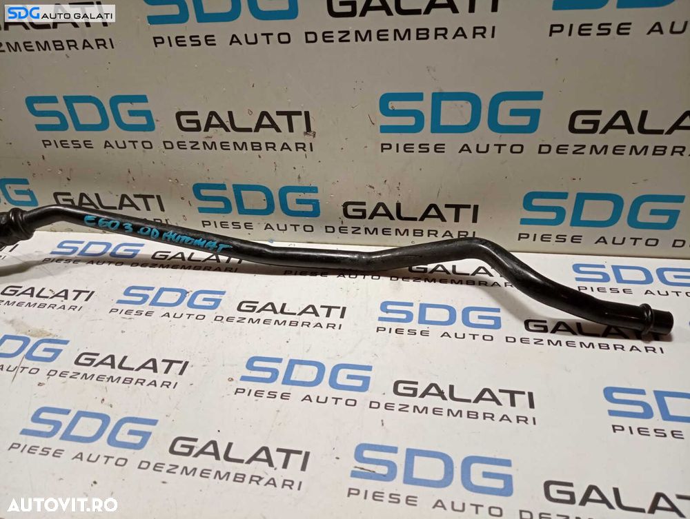 Furtun Conducta Teava Termoflot Radiator Racitor Racire Ulei Lichid Transmisie Cutie Viteze Automata BMW Seria 5 E60 E61 3.0 D 2003 - 2010 Cod 470924801 4709248 01 [M5385] - 2