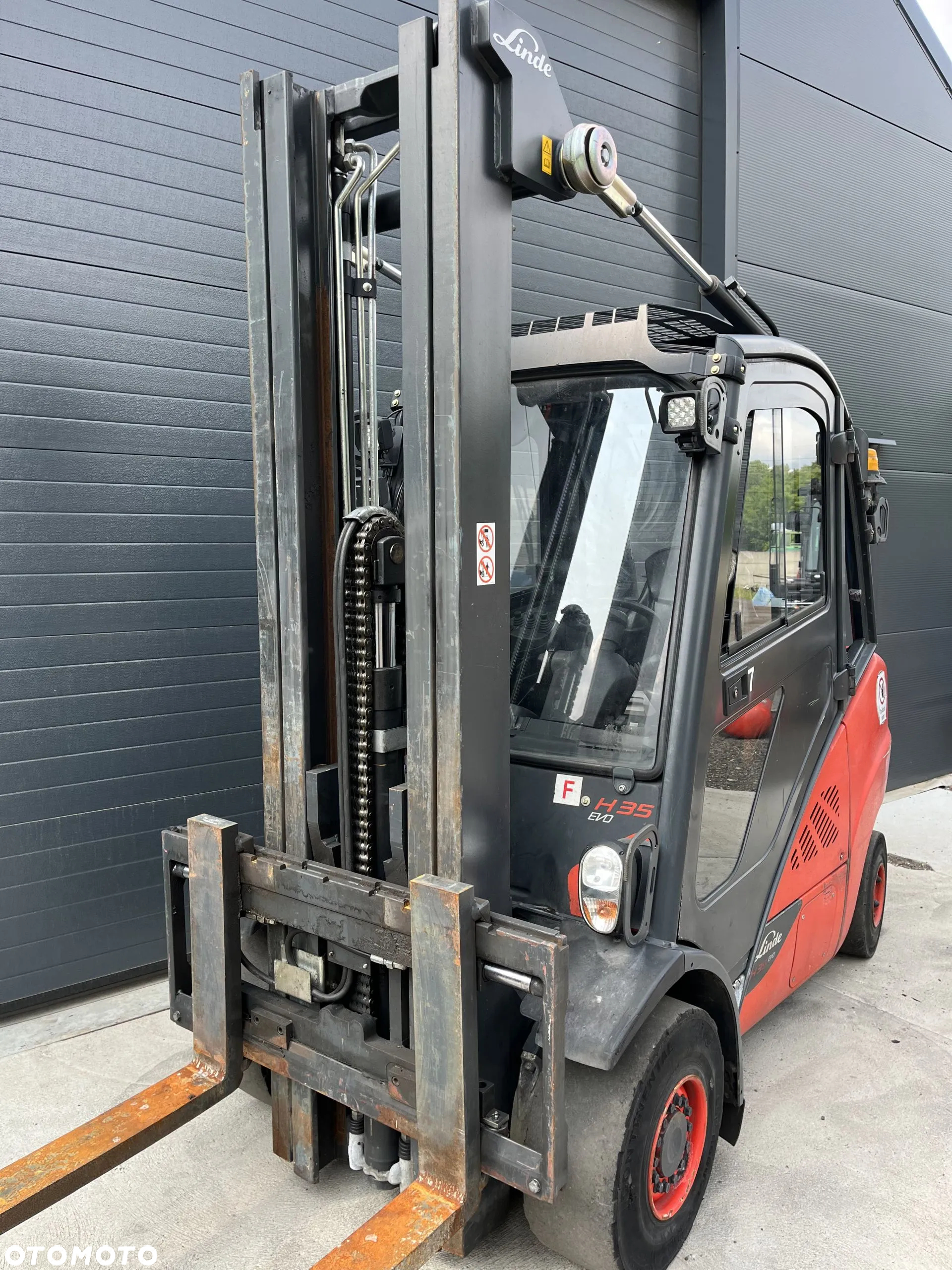 Linde H35-T Gaz LPG TRIPLEX kabina przesuw boczny  oświetlenie drogowe - 21
