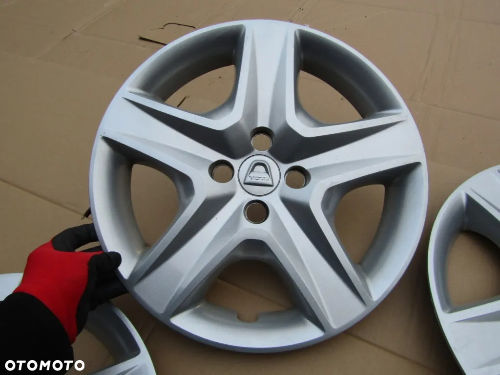 4x Kołpaki Strukturalne 16 Dacia Logan Lodgy Sandero Stepway 4x100 - 13