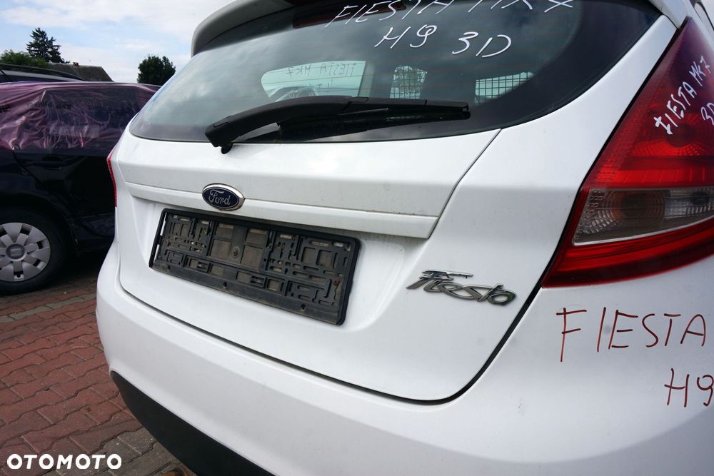 KLAPA BAGAŻNIKA TYLNA FIESTA VI MK6 VII MK7 3D HB H9  BIAŁY FORD 2008-2017 - 4