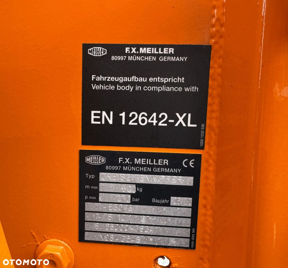 MAN TGM 15.320, DMC 16 000 KG, WYWROTKA - MEILLER KIPPER, - 39