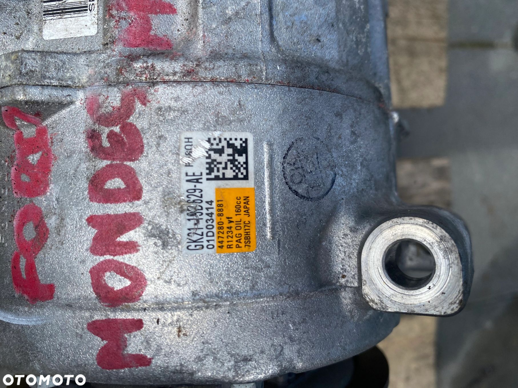 KOMPRESOR SPRĘŻARKA KLIMATYZACJI FORD MONDEO MK5 2.0 TDCI GK21-19B629AE - 5