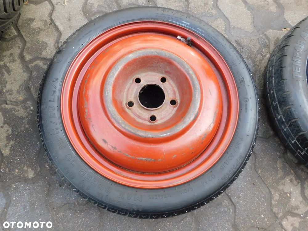 16"  dojazd zapas dojazdówka koło dojazdowe OPEL  ASTRA III COMBO  MERIVA VECTRA ZAFIRA - 1