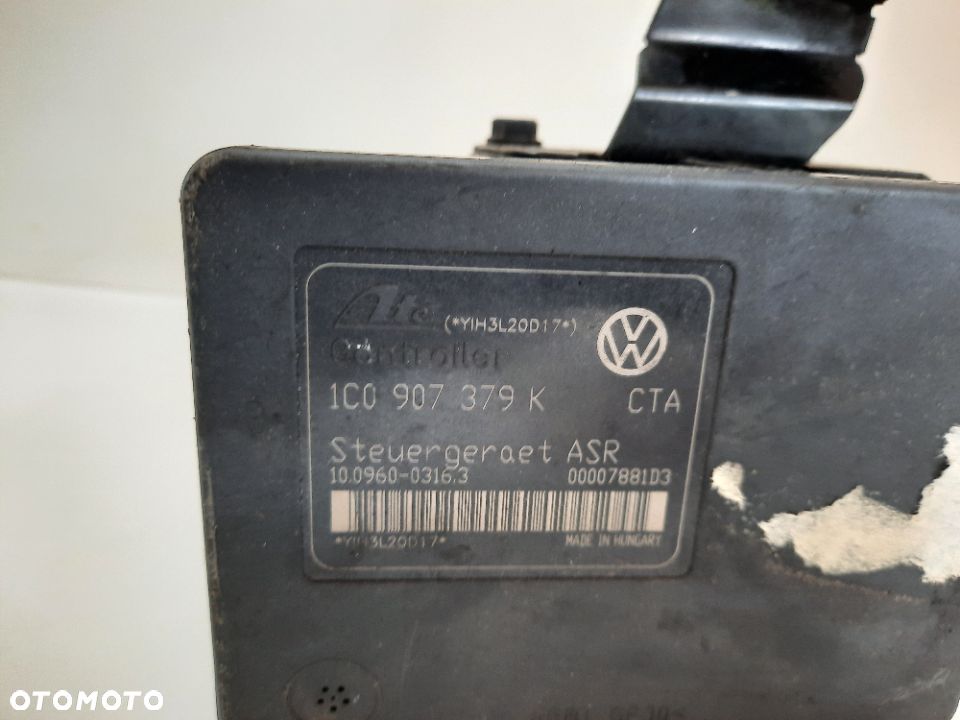 POMPA ABS STEROWNIK 1C0907379K  VW SEAT SKODA SLASK WYSYLKA VAT - 2