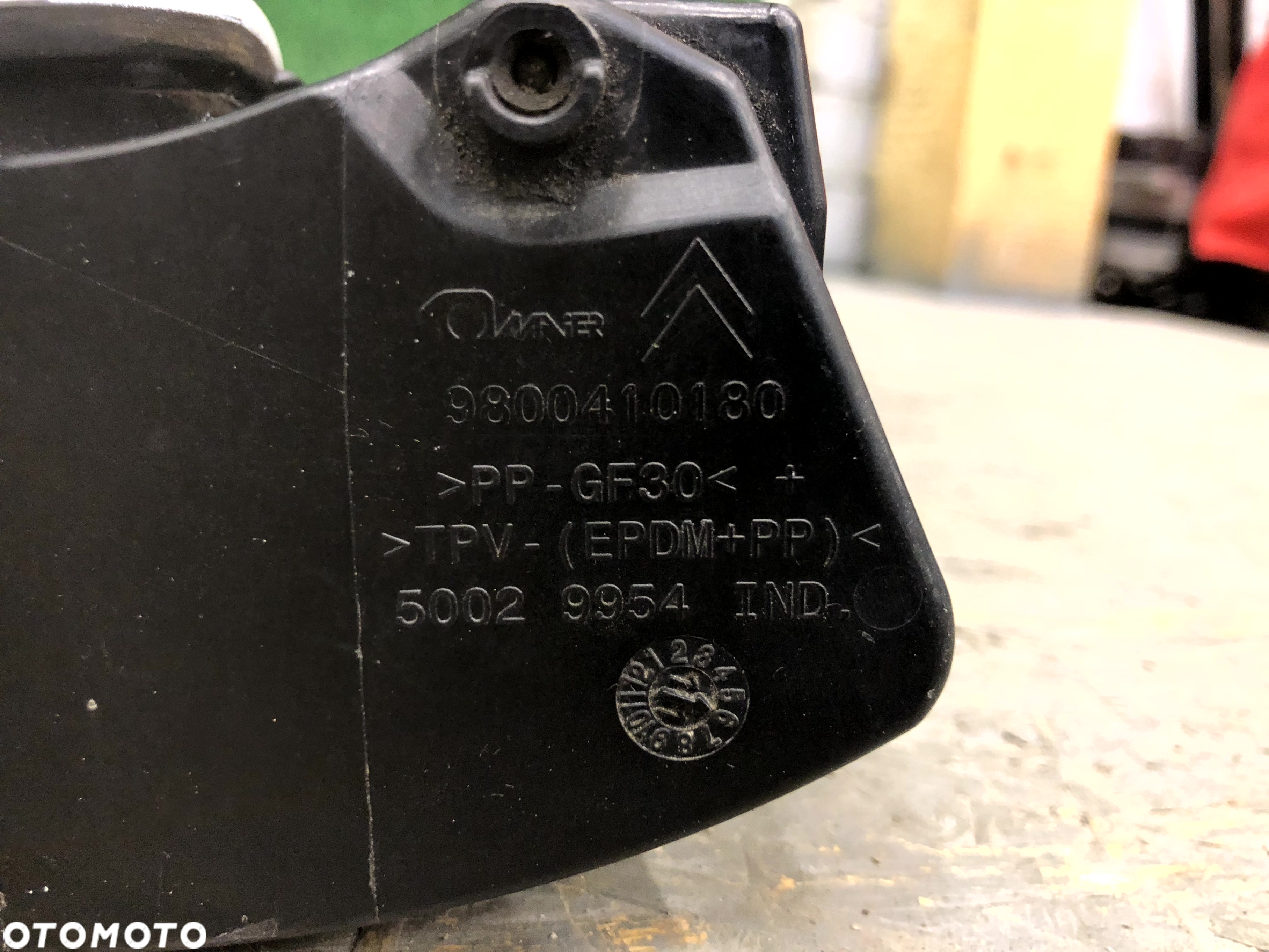 CITROEN DS5 KWED KLAPKA WLEWU PALIWA SILNICZEK 9800410180 9658236780 - 3