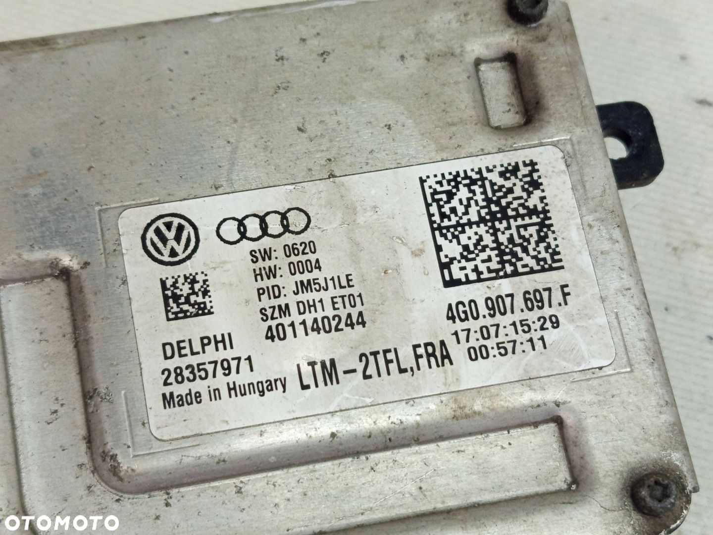 MODUŁ PRZETWORNICA LAMPY XENON VW PASSAT B8 4G0907697F - 4