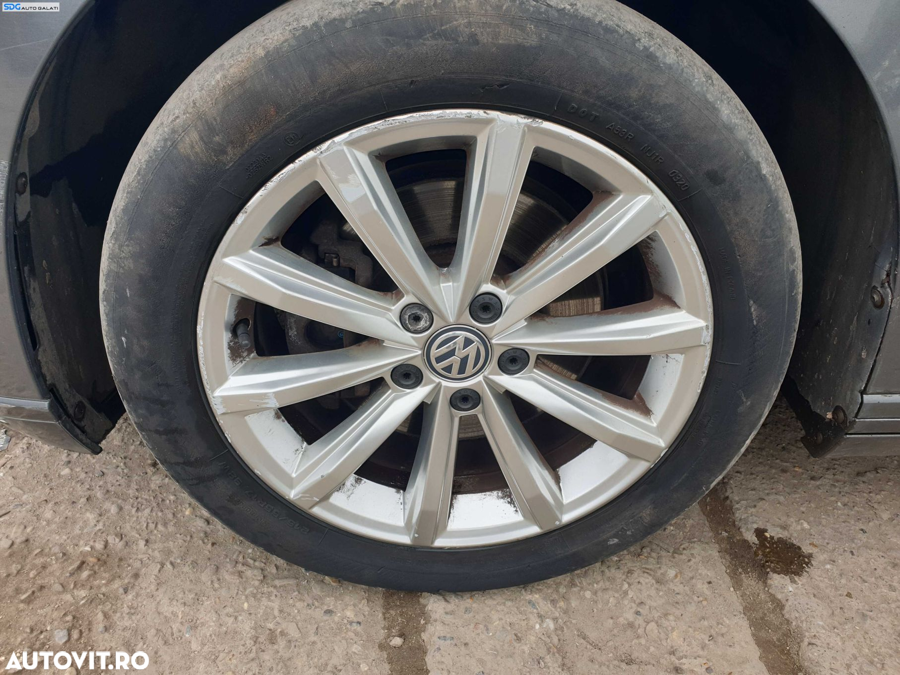 Set 4 Jante Roti Aliaj 215 55 17 R17 5x112 Skoda Superb 2 2008 - 2015 [K4700] - 2