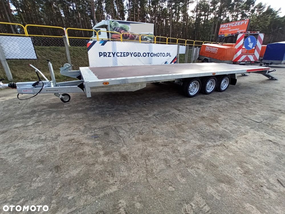 TEMARED CARPLATFORM 6021 / 3 osie 3,5T sklejka  wym. 590X211cm i inne, mocna - 14