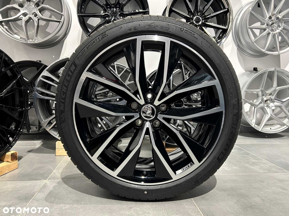 Oryginalne koła letnie 19 5x112 Skoda Superb III IV VW Passat B8 B9 Michelin - 2