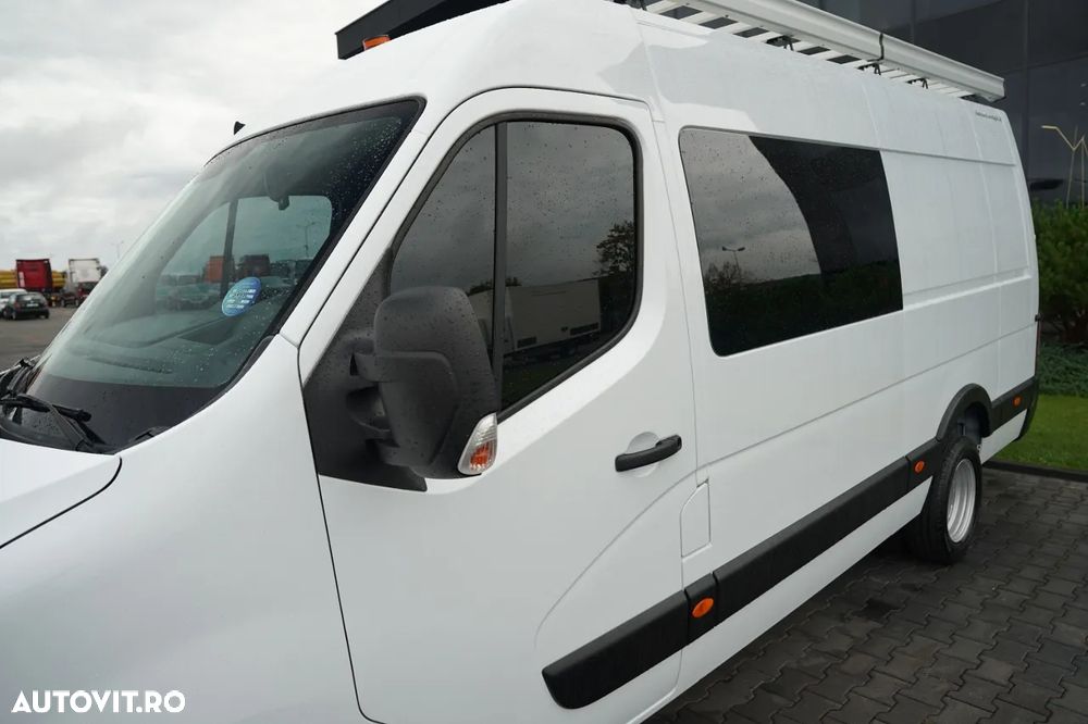 Renault MASTER / FURGON / FURGON MIXT (CREW VAN) - 6 LOCURI / ROȚI SPATE DUBLE / IMPORT / - 11