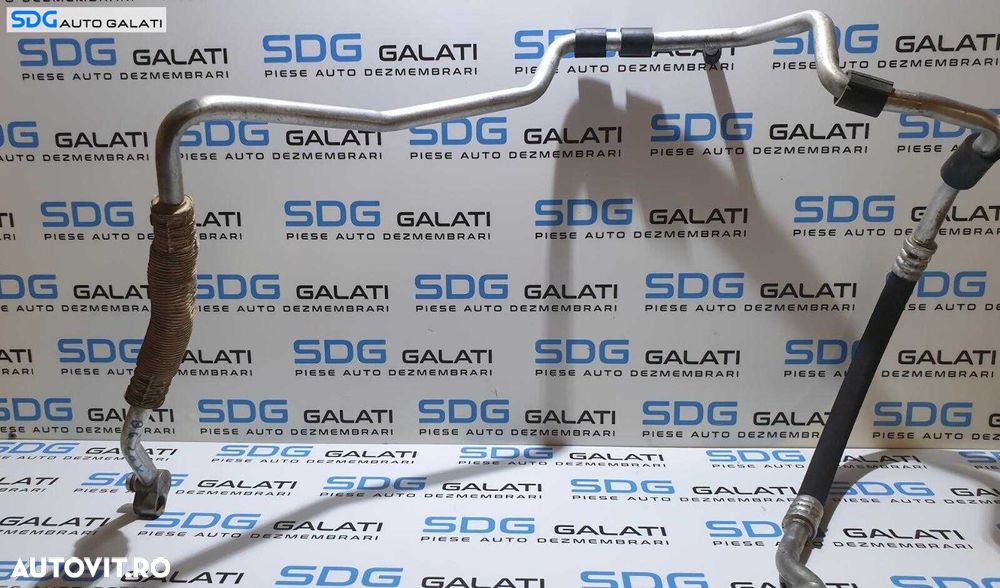 Furtun Conducta Compresor Radiator AC Aer Conditionat Clima Volkswagen Passat B6 1.6 TDI CAYC 2005 - 2010 Cod 3C0820743BT - 2