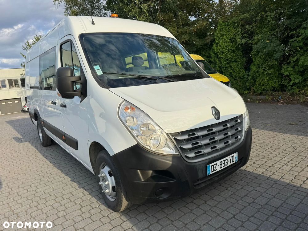 Renault Master L3H2 Brygadówka Bliźniak 2015r. Klima 7 Osobowa 3.5t Na Haku - 3